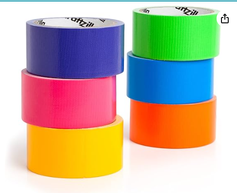 colorful duct tape